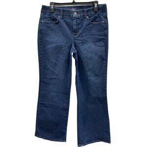 NYDJ Waist Match Bootcut Jeans size M Lift Tuck Technology Mid Rise Dark Wash